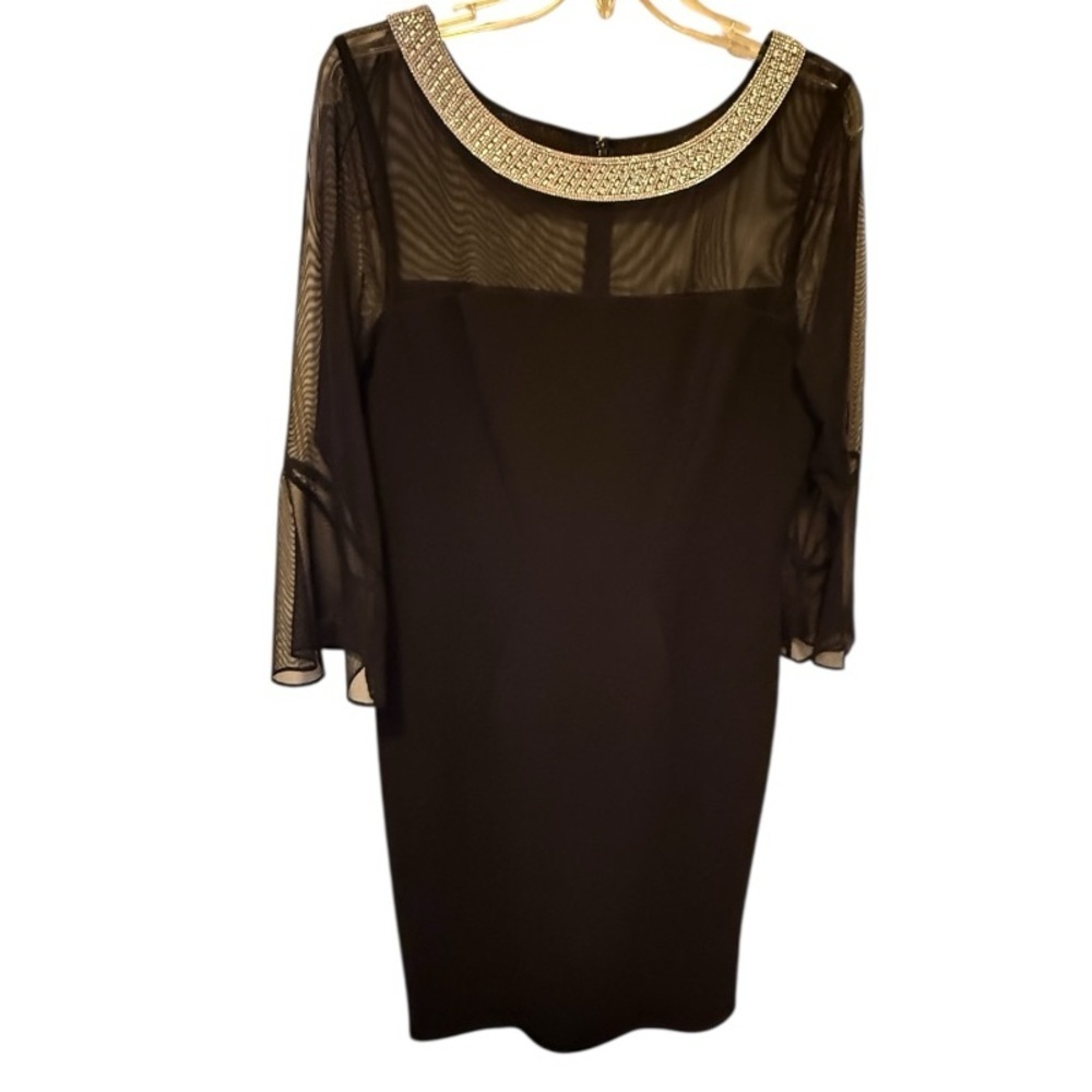 Alex Evenings Black Evening Dress